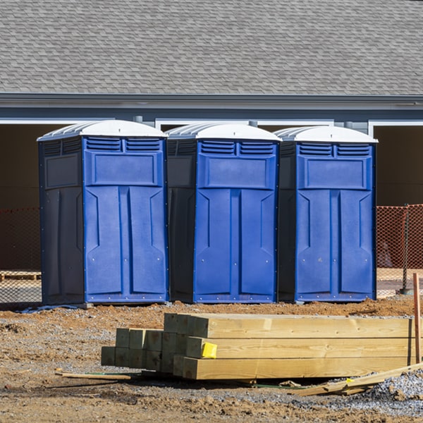 how do you ensure the portable toilets are secure and safe from vandalism during an event in Point Marion